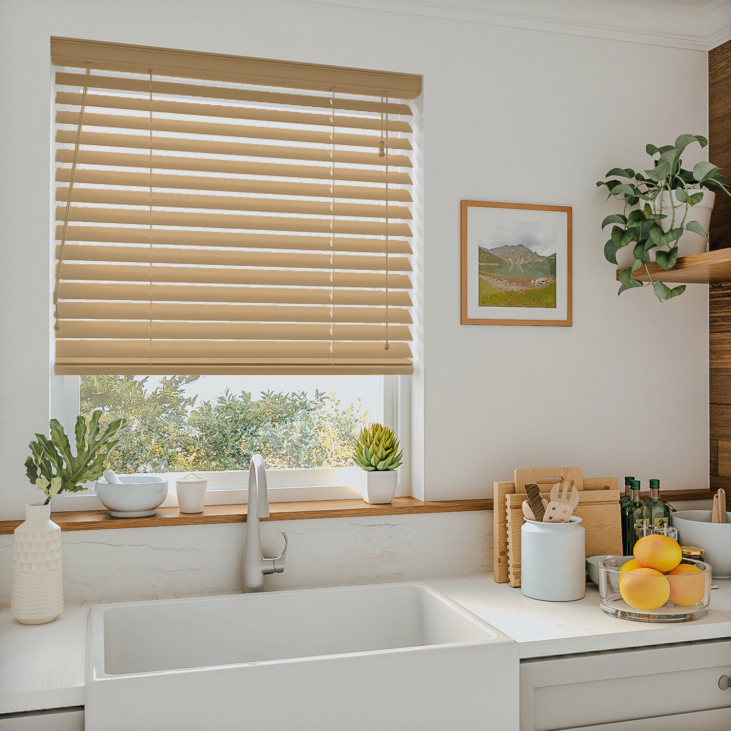 FAUX WOOD BLINDS