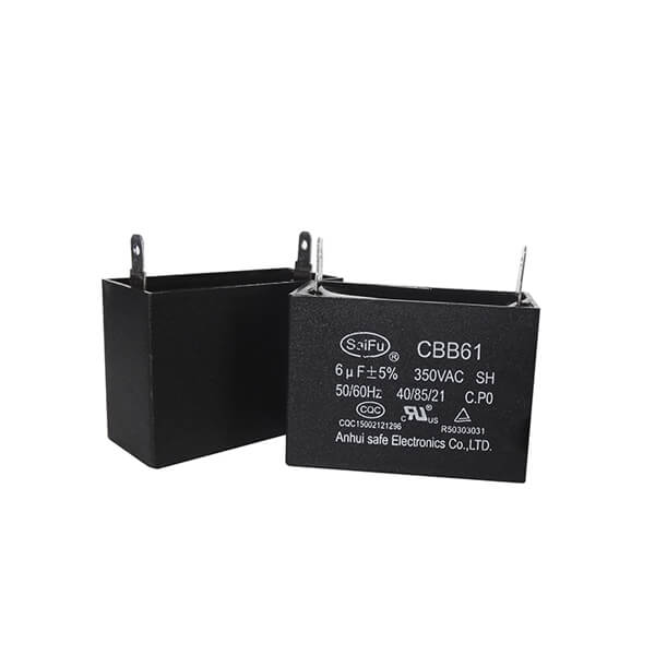 CBB61 Fan Capacitor with 2 Pins