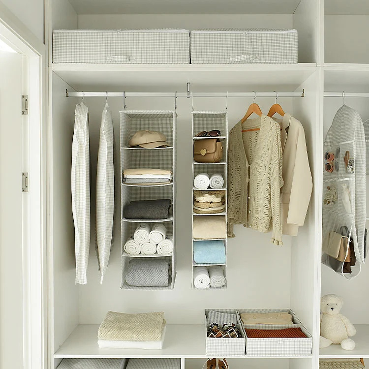 Hanging Storage 7 Shelf Closet Organizer