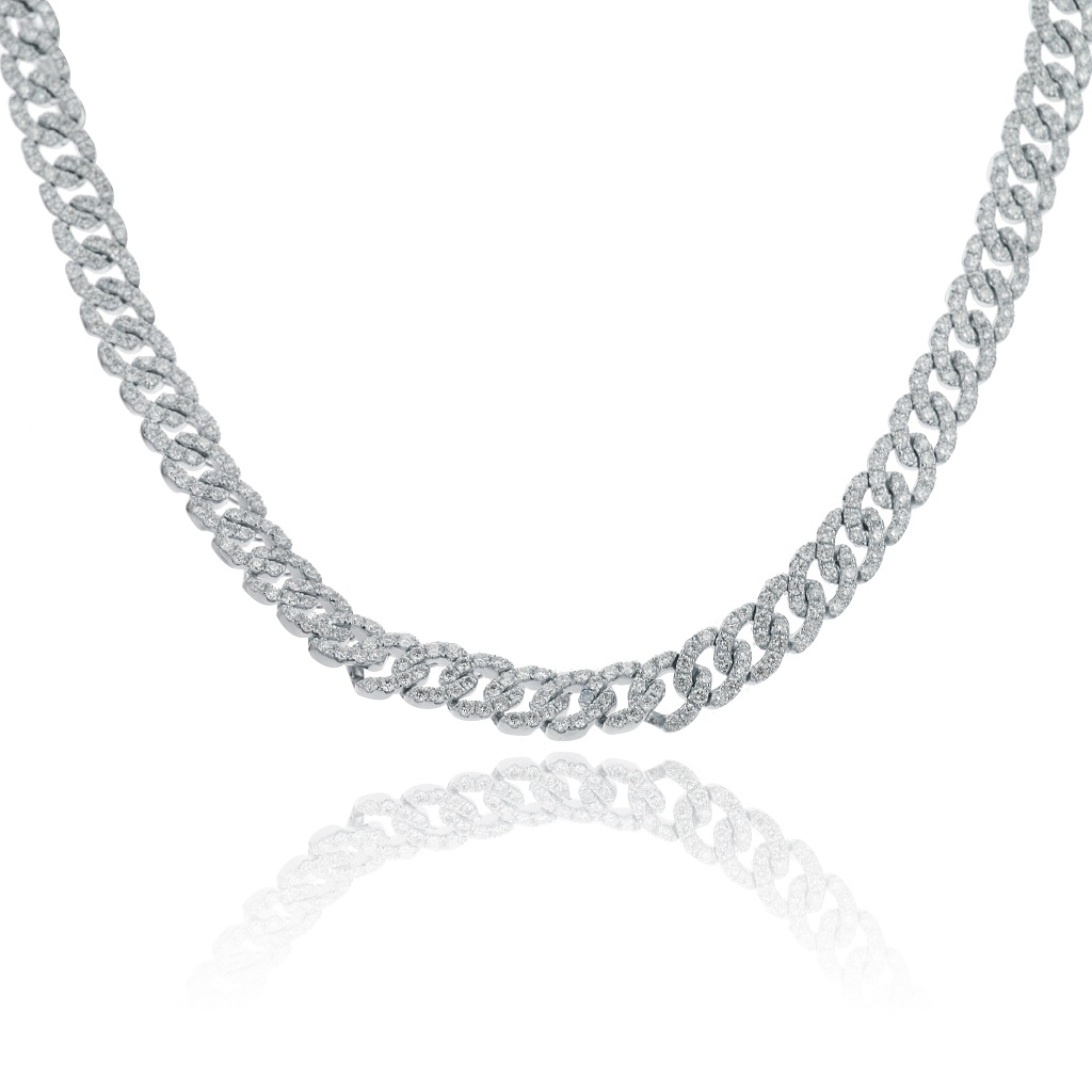 Diamond Curblink Necklace