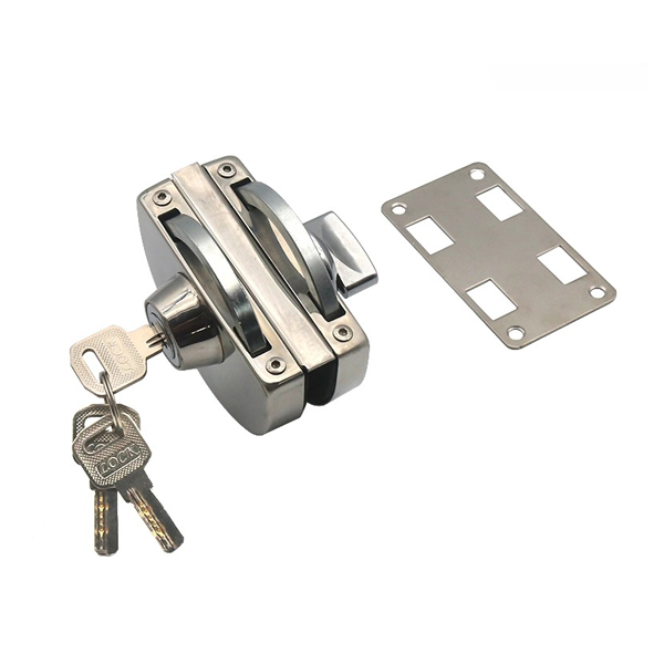 6mm Glass Door Lock Single Side with Knob