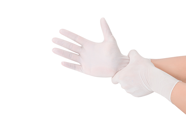 Diamond Textured Nitrile Gloves