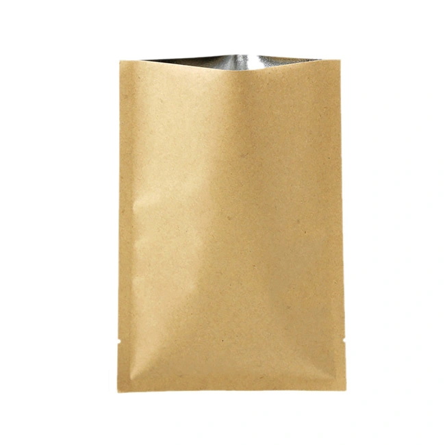 BROWN KRAFT PAPER FLAT POUCH WHOLESALE