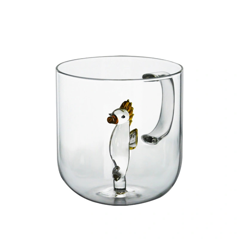 Borosilicate Single Wall Glass Animal Cup