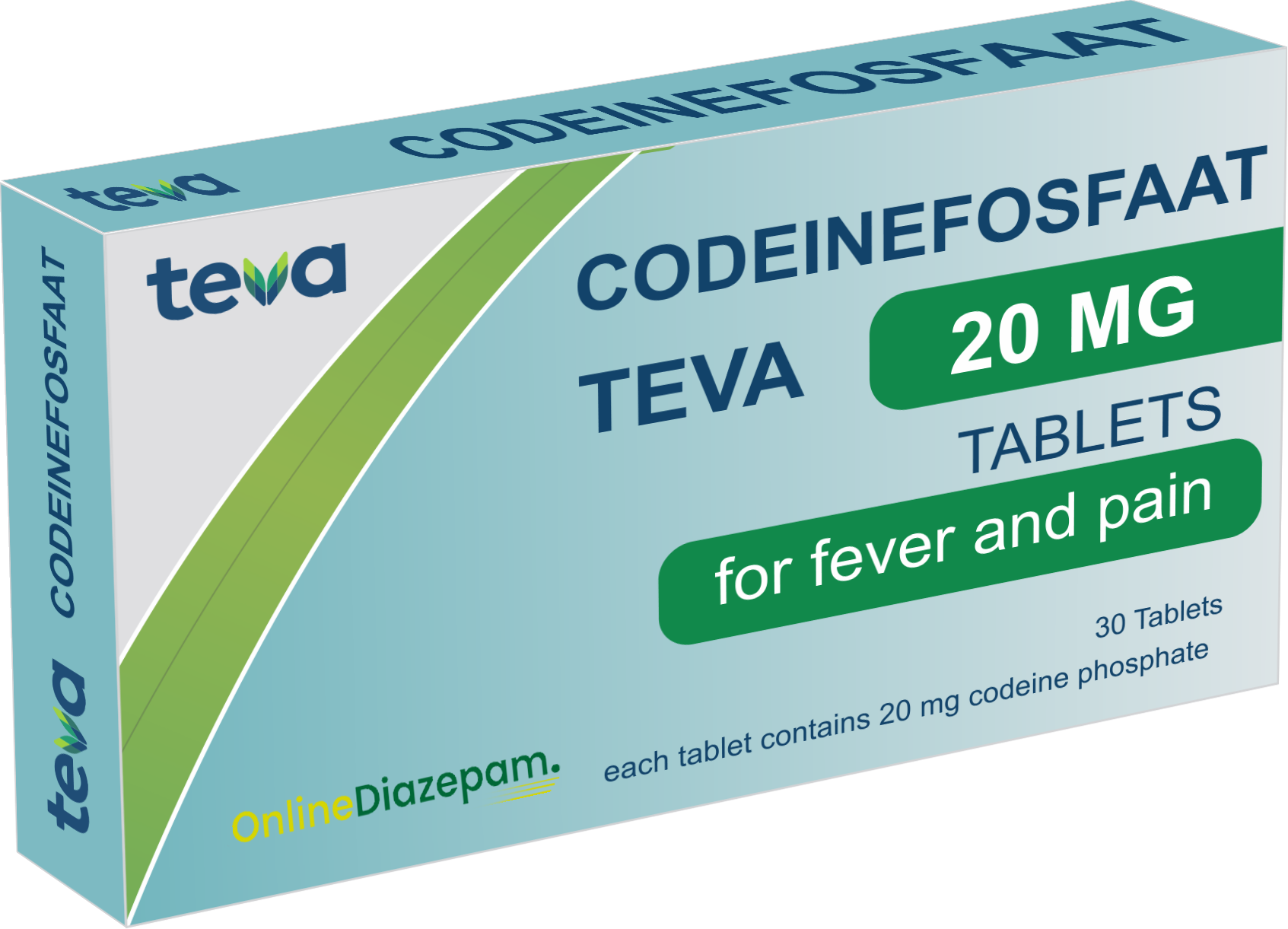  Codeine 20 MG (30 Tablets)