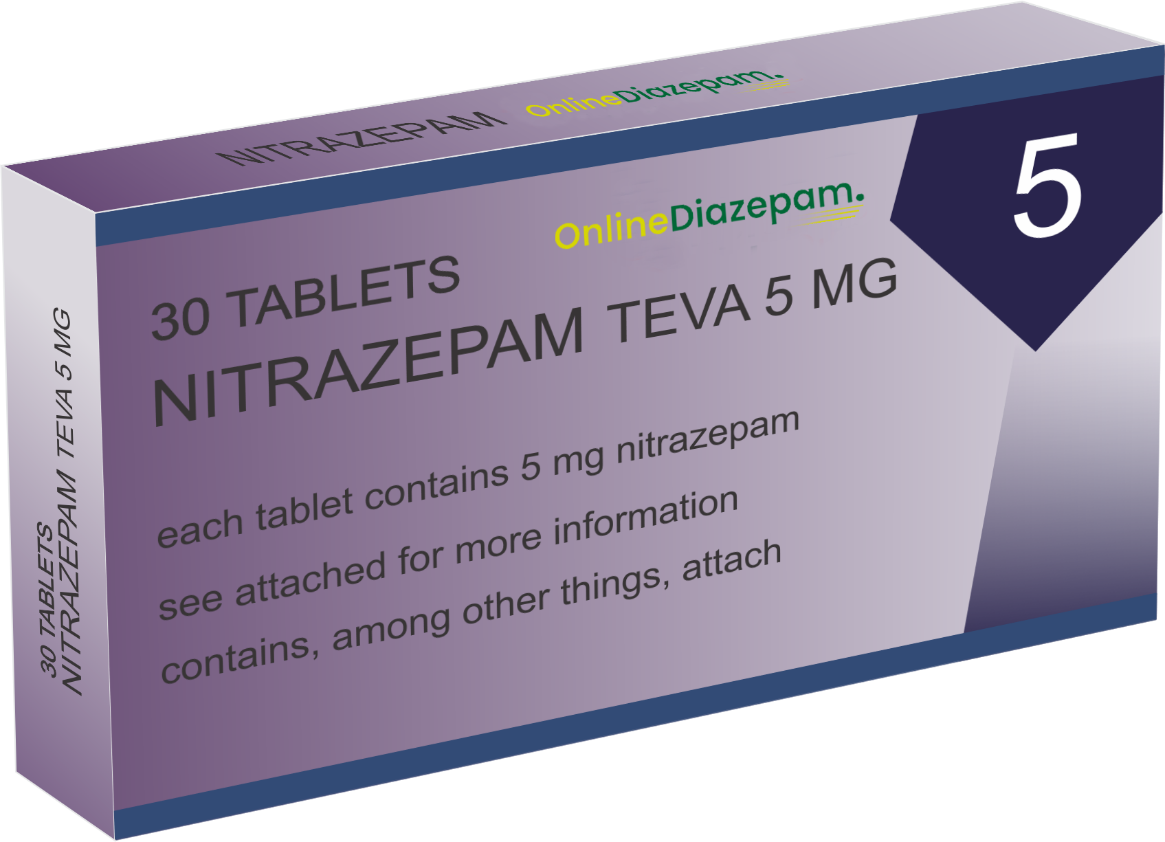  Nitrazepam 5 MG (30 Tablets)