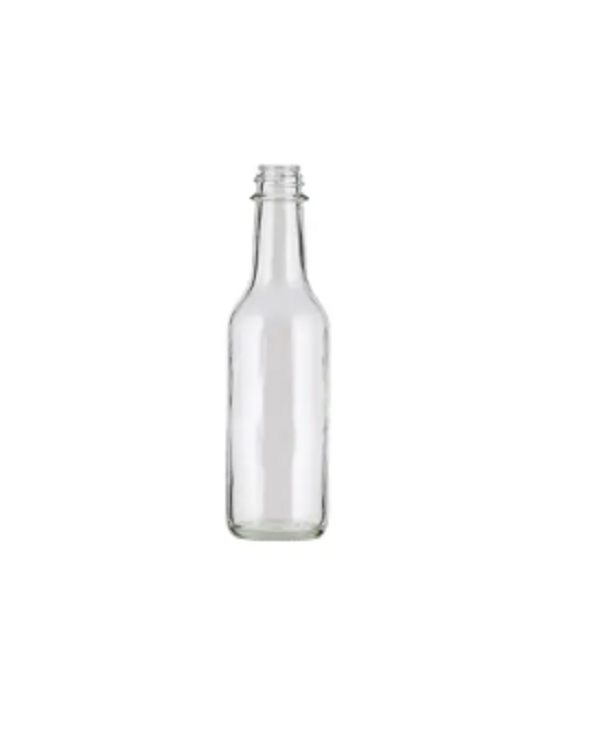 250ml Round Flint Sauce Glass Bottle