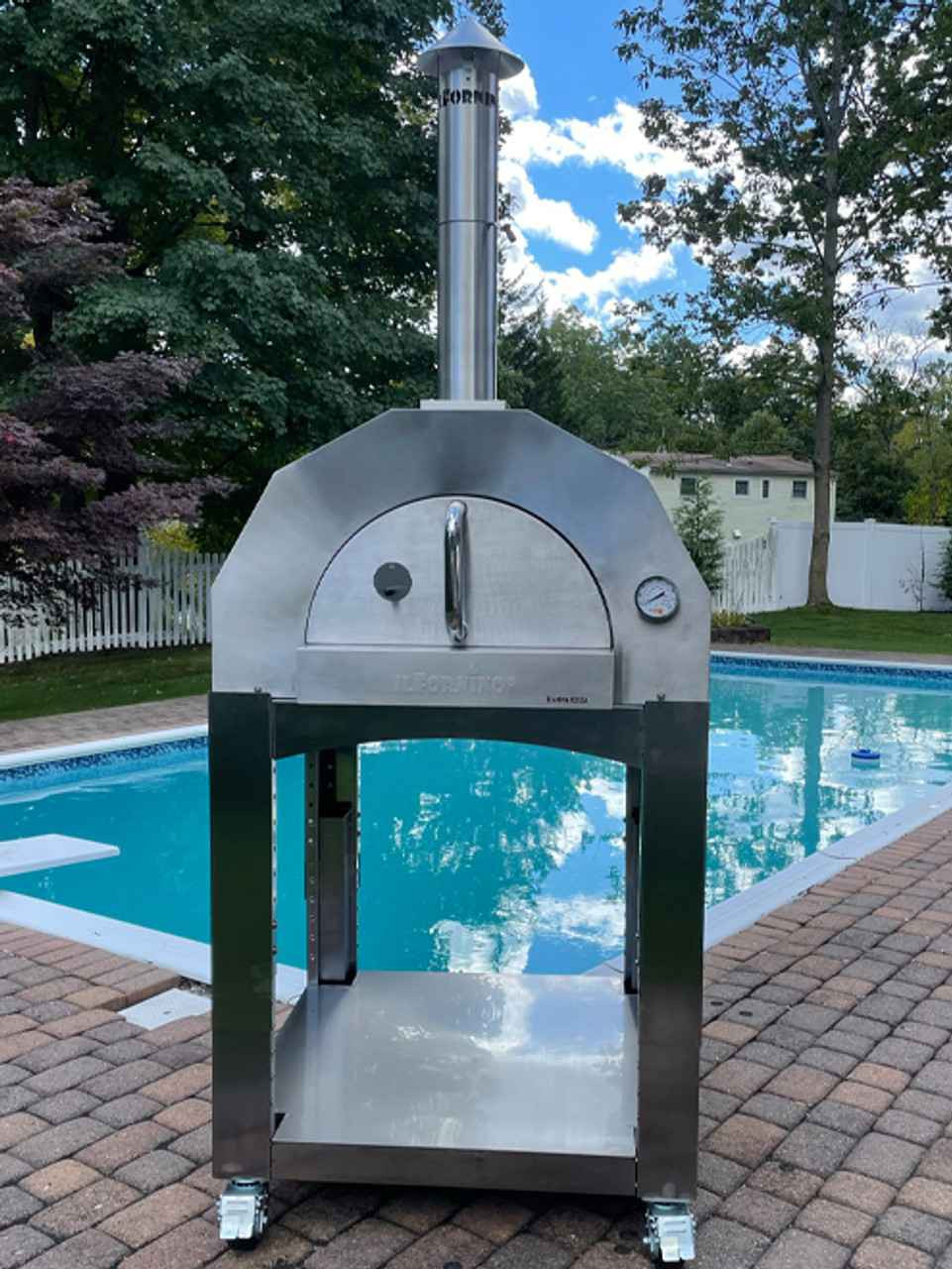 Wood Fired Stainless Steel Pizza Oven | ilFornino