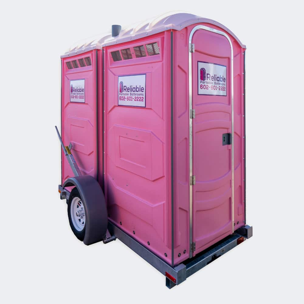 Double Trailer Porta Potty Rental