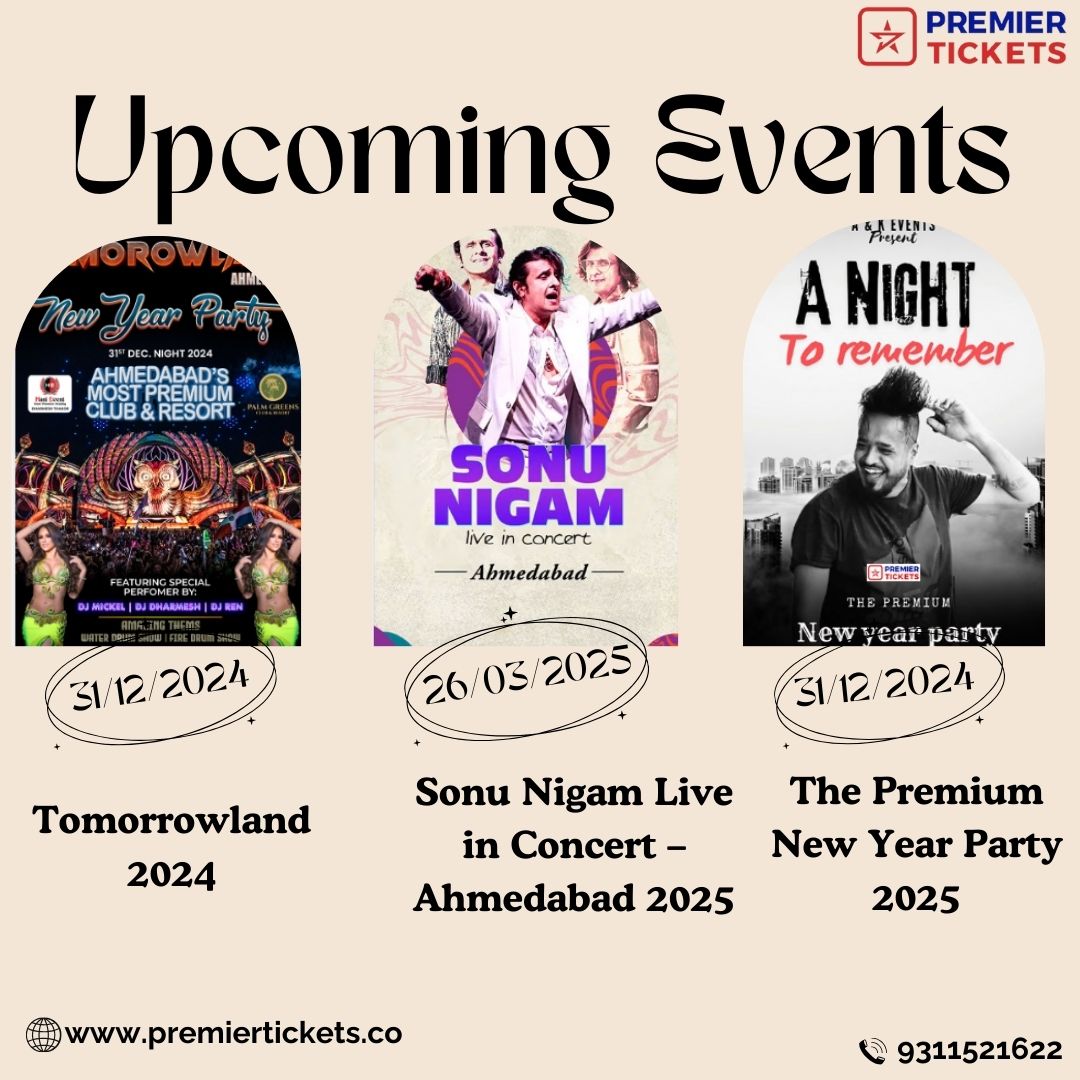  How to Book Tickets for Upcoming Concerts in Ahmedabad?