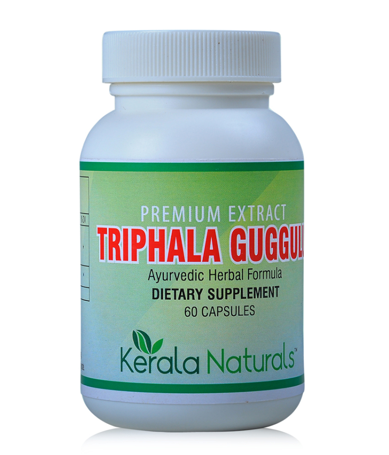 Triphala Guggulu - for Joint Pain, Piles and Weight Loss by Kerala Naturals