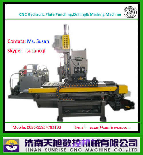 CNC Hydraulic Plate Punching and Drilling Machine