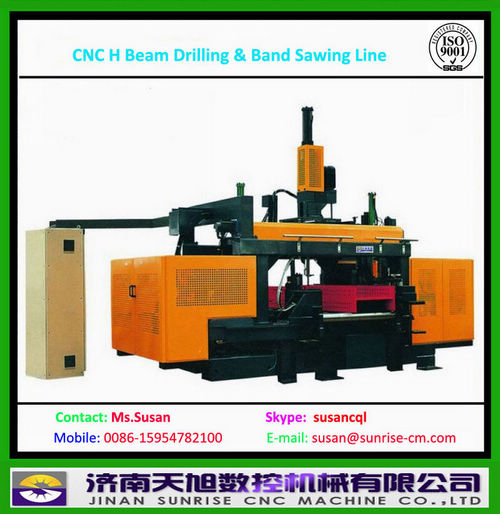 CNC H Beams Drilling Machine 