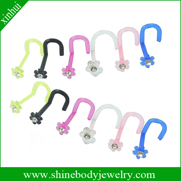 acrylic body jewelry for nose