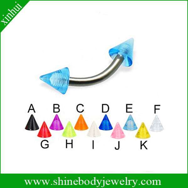 eyebrow piercing body jewelry, eyebrow curved