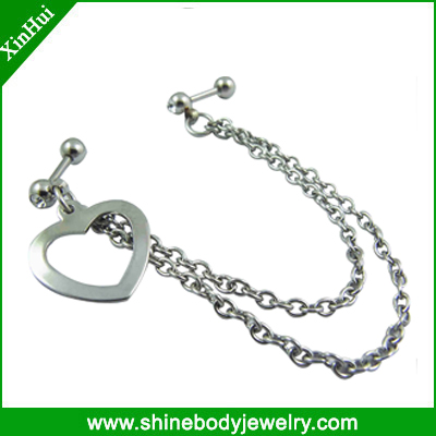 tragus earring chain body jewelry