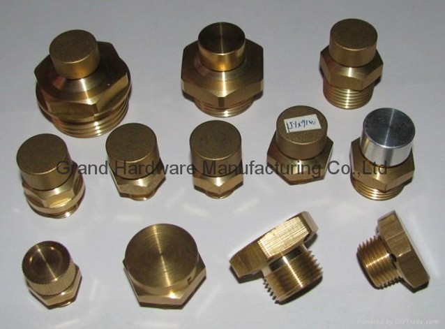  Air Vent Plugs, Breather Vent  Plugs, Breather Plugs, Breather drain plugs, vent plugs, Air released plugs Material: Brass