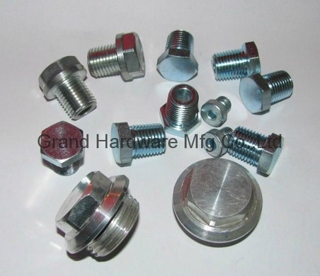 Hydraulic pipe plugs, hydraulic hex socket oil drain plug, hydraulic blanking plugs, hydraulic valve plug, hydraulic fitting hollow hex pug, hydraulic hex head pipe plug, threaded hex head pipe plug, hexagon oil drain plugs, oil drain screw