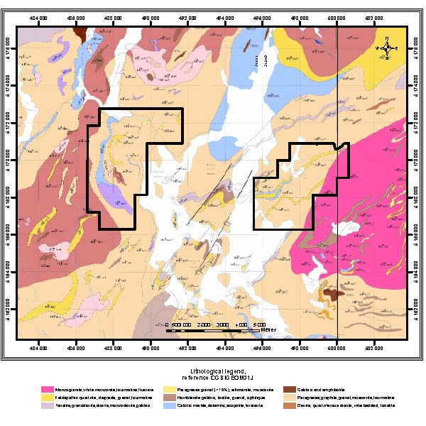 Exploratieboren na minerale