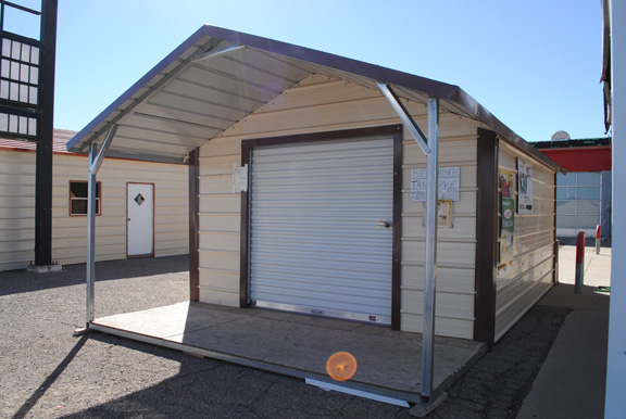 Storage Shed Pebble Beige 