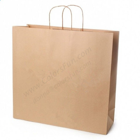 Brown Kraft Paper Shopping Bags