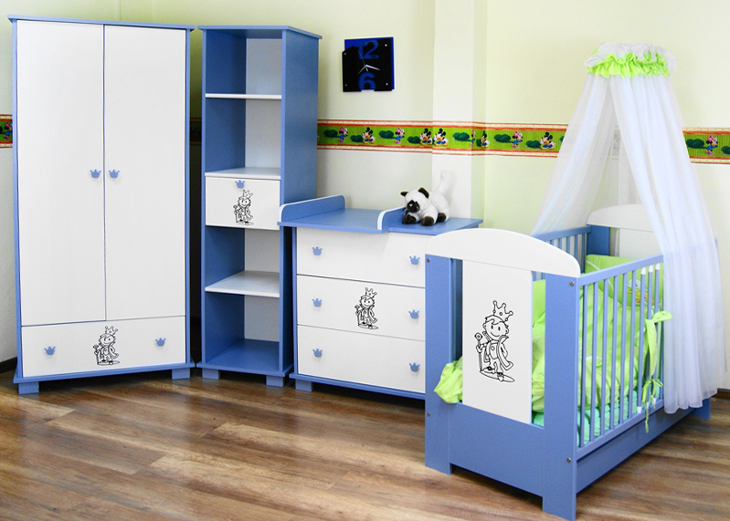 Ptilou Prince Set - white / blue