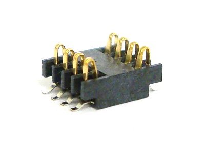 Pitch compression connector