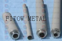 Sintered powder filter elements/sintered porous metal filter tube