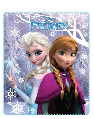 Frozen fleece blanket