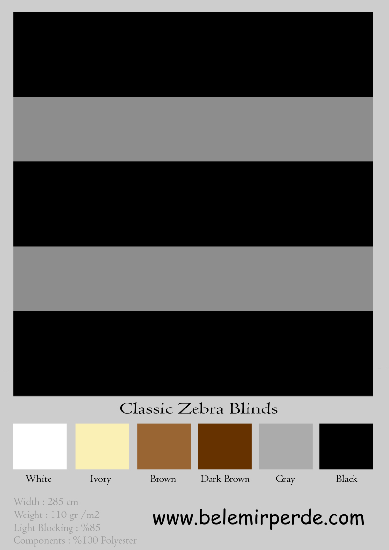 Classic Zebra Blinds