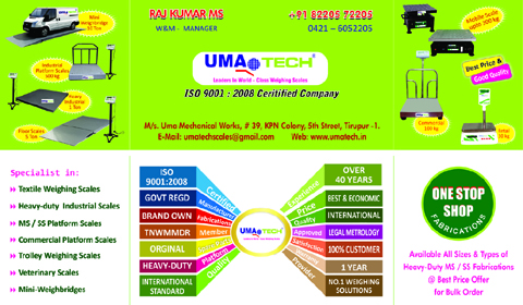 Electronic Weighing Scales Manufacturer & Supplier