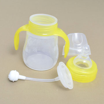 Temperature sensitive feeding bottle