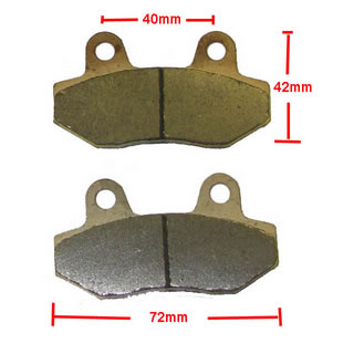 Heavy Duty Moped Hydraulic Brake Pad Set