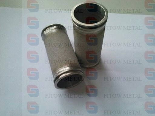 Stainless steel powder sintered filter element