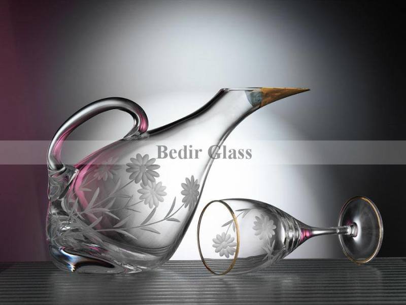 Dekorert glass, ellers dekorert