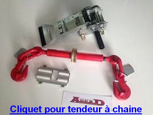 Lashing chain tensioner