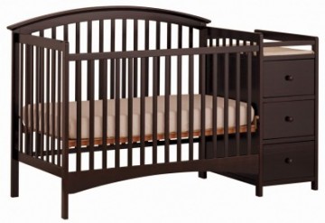 Bradford 4 in 1 Fixed Side Convertible Crib Changer