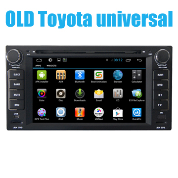 Old Toyota Unviersal Car Dvd Player with Radio GPS