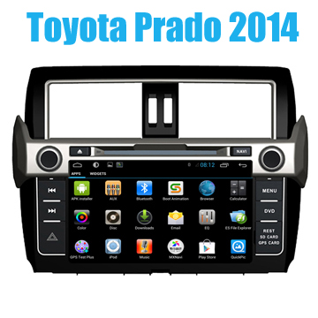 Car Dvd with with 1080P HD Video Display for Toyota Prado 2014