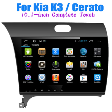 10.1 Inch Touch Capacitive Screen with Radio Gps for Kia K3 / Cerato