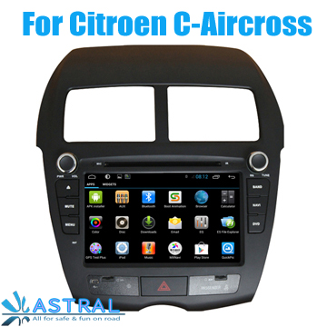 Citroen C4 Aircross GPS Navigation with Radio Android 4.2