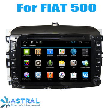 New Fiat 500 Multimedia Built in Car Navigation Systems Factory