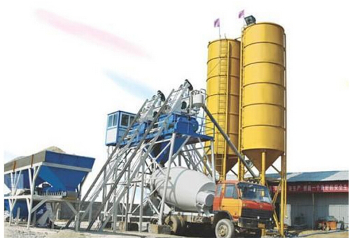 HZS180 concrete mixing plant equipment