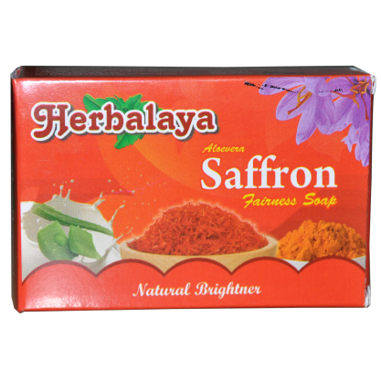 Herbalaya Aloe Vera Saffron Fairness Soap