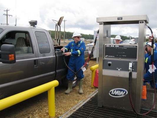 Gas alam terkompresi (CNG) dispenser, bengkel