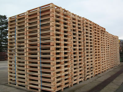 Pallets, hout, naar internationale standaard