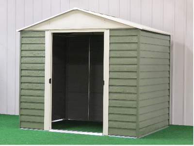 Arrow Metal Outdoor Storage 8' x 6' Shed Kit