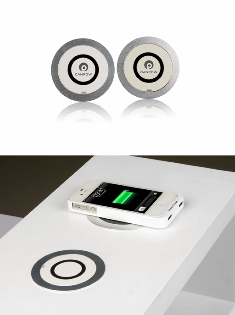 furniture embedded wireless charger