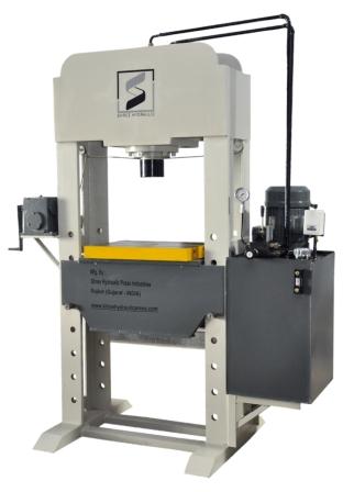 Hydraulic workshop press machine.