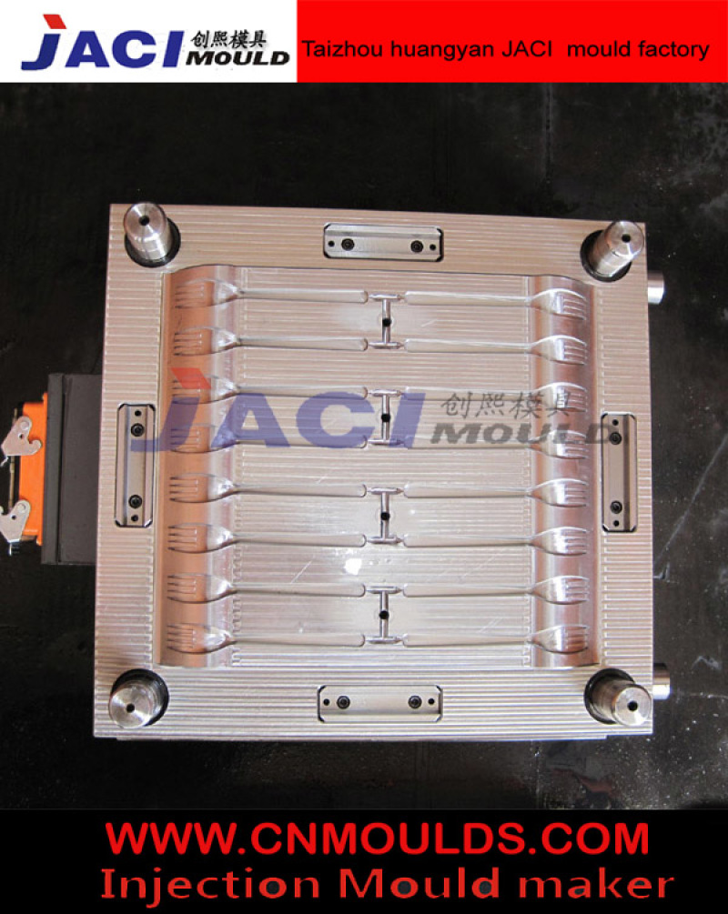 16cavity 165mm length 2.5g fork mould/cutlery mold/plastic injection mould 